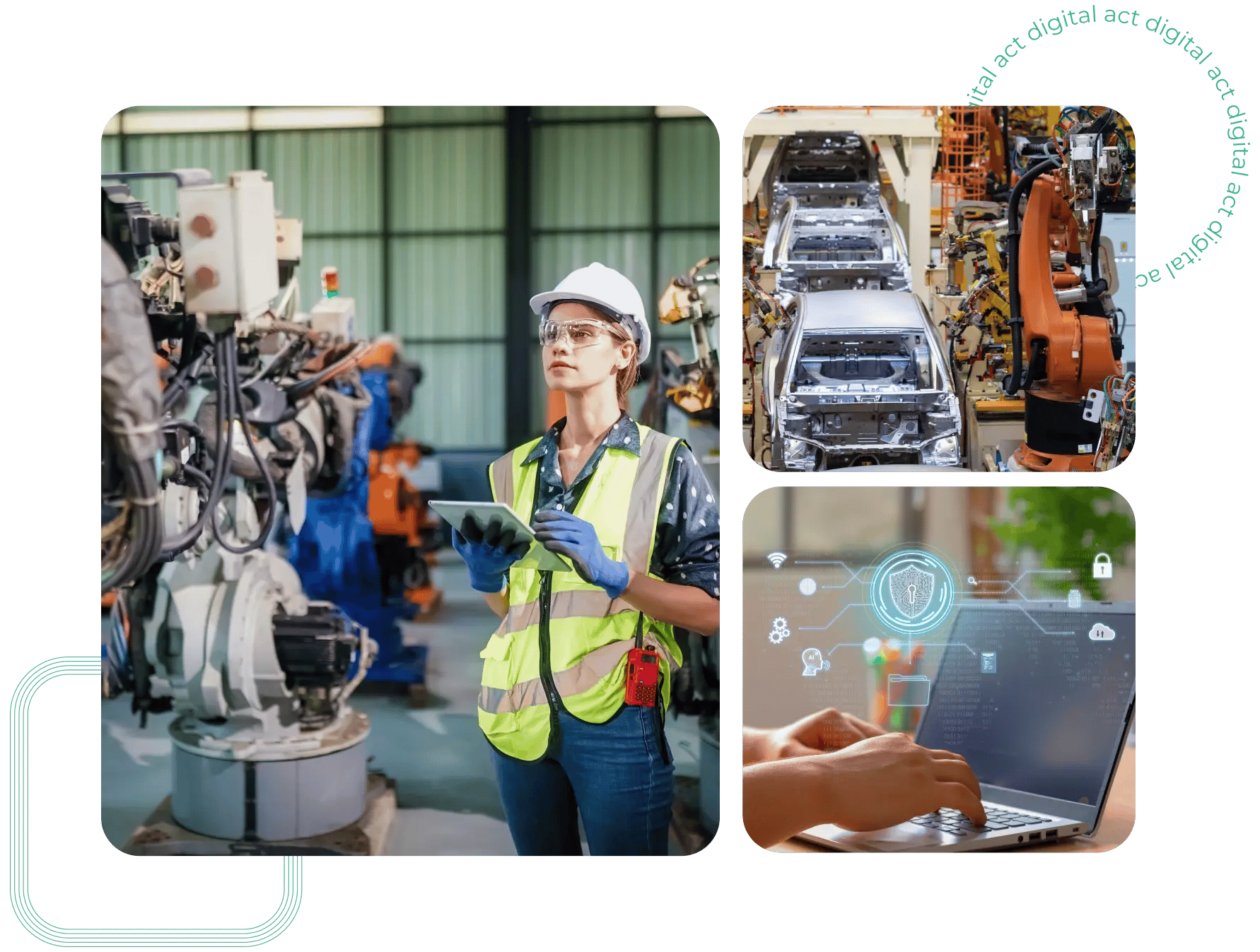 Environnement industriel rempli d'équipements TO qui doivent être sécurisés